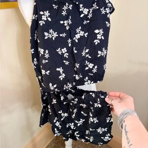 Cat & Jack Navy Floral Kids Matching Set